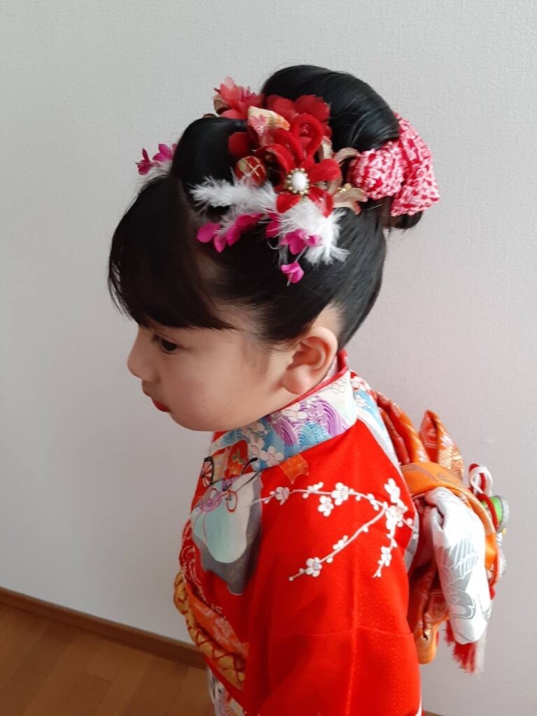 七五三ヘアセット